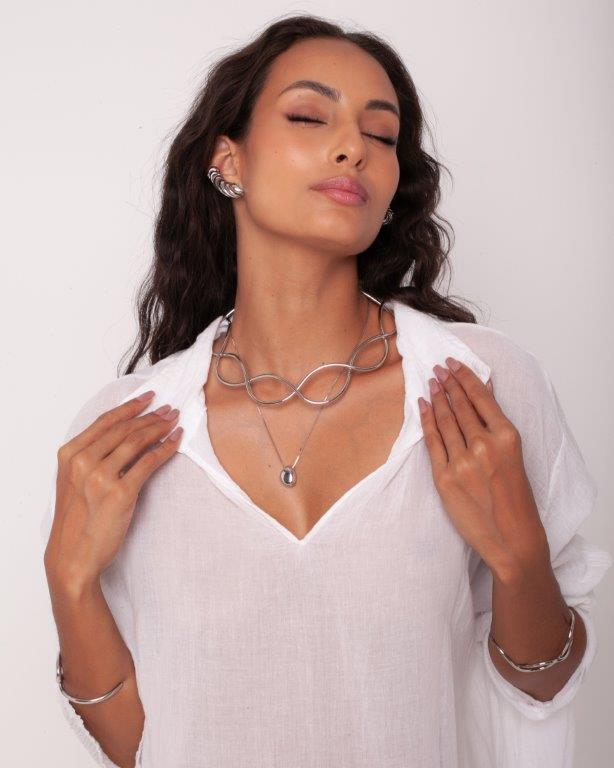 Choker Laila Prata