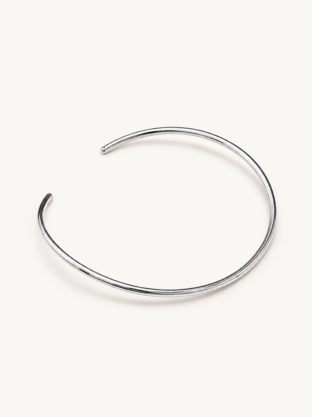 Choker Tubo Prata