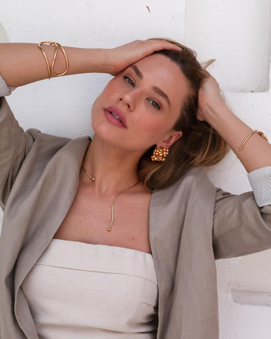 Choker Aster Ouro