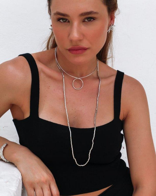 Choker All Prata