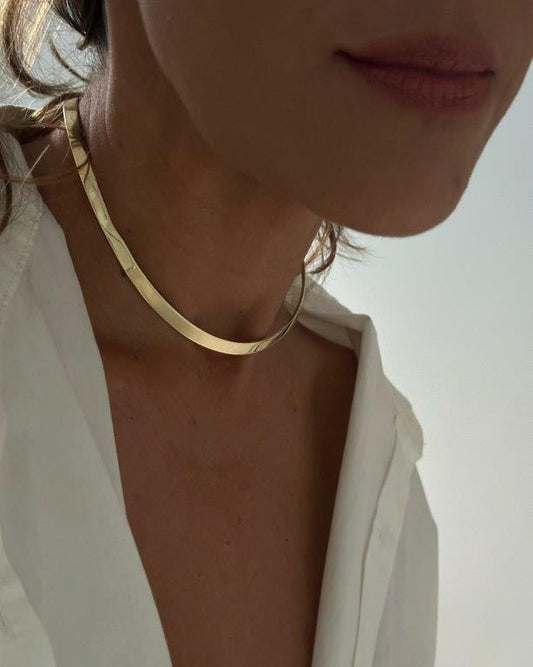 Choker Chapa Ouro