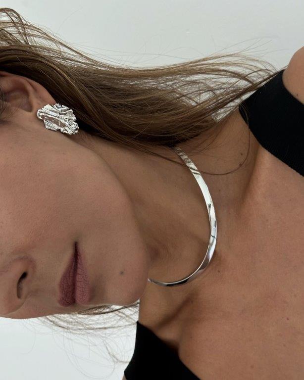 Choker Chapa Prata