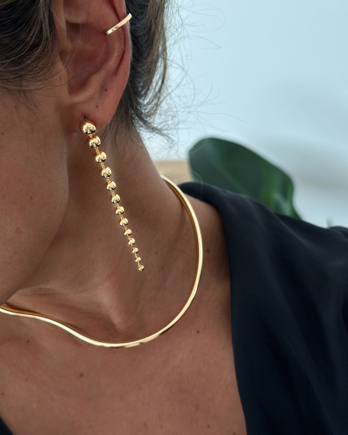 Piercing Fake Linha Ouro