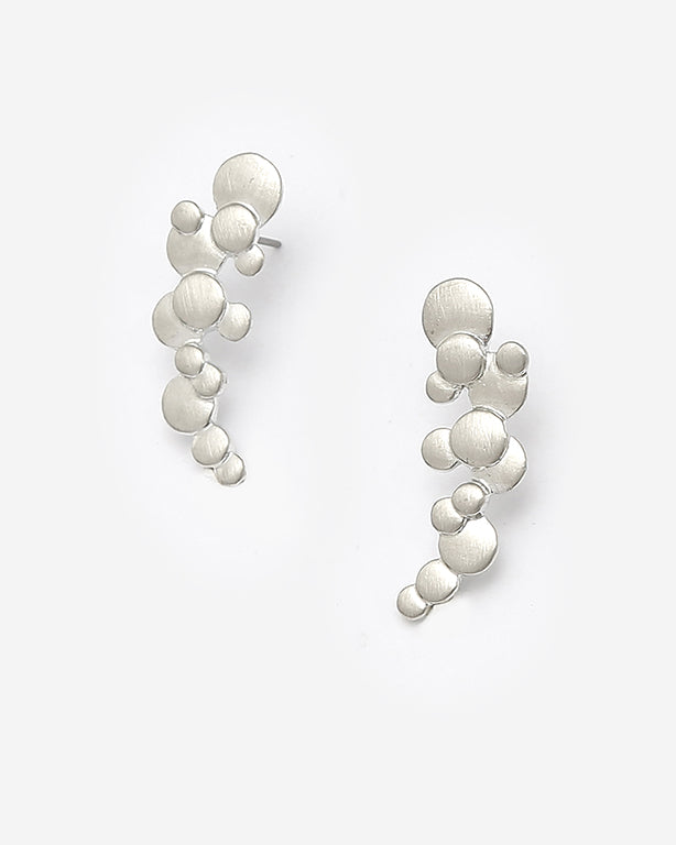Ear Cuff Bolhas Prata