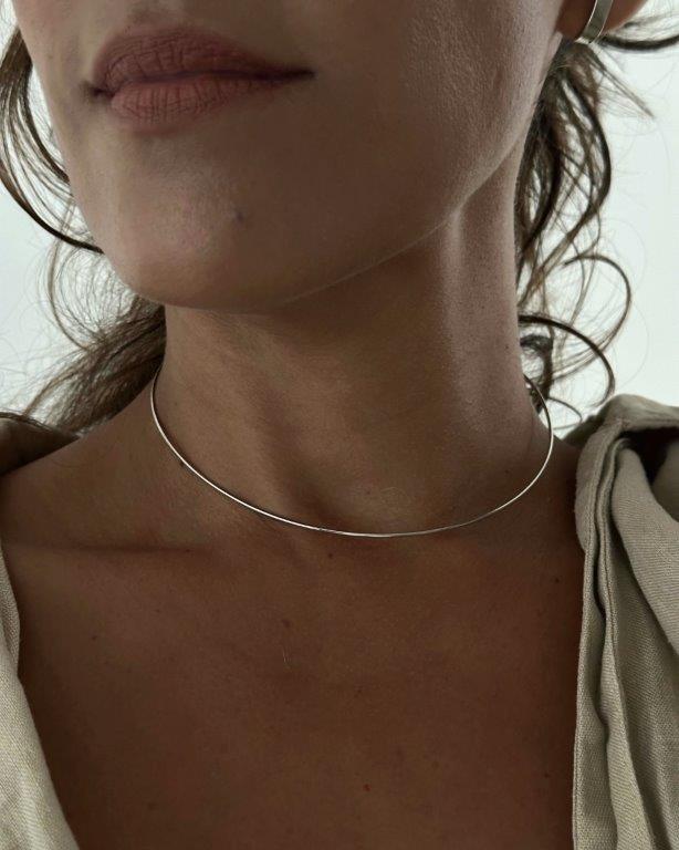 Choker Slim Prata