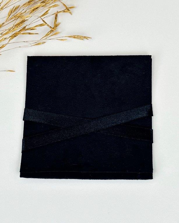 Porta Joias Suede Preto