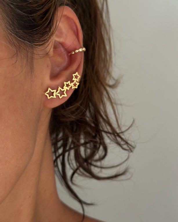Ear Cuff Estela Ouro