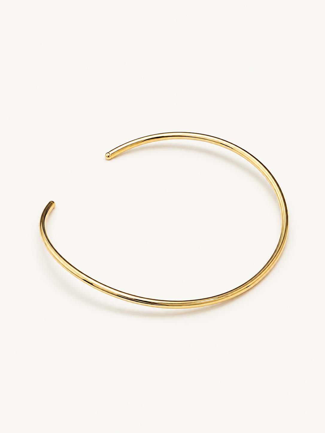 Choker Tubo Ouro