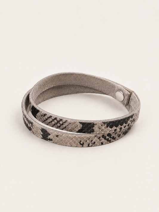 Pulseira Alma Couro Píton