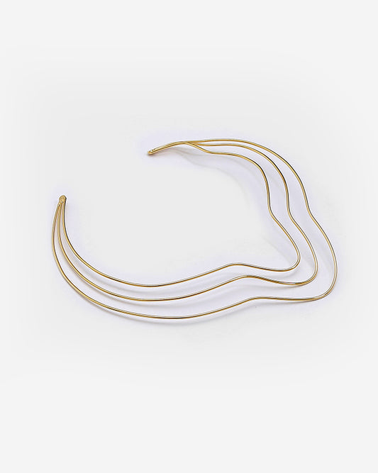 Choker Chipre Ouro