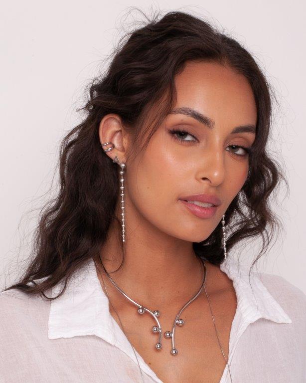 Brinco Judy Prata