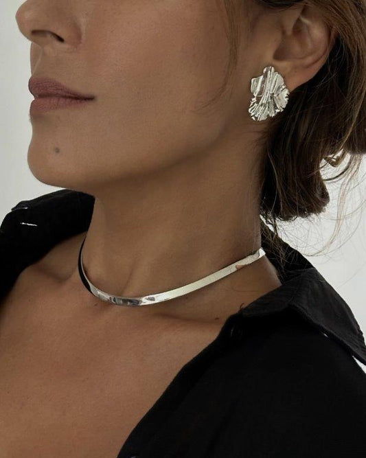Choker Chapa Prata
