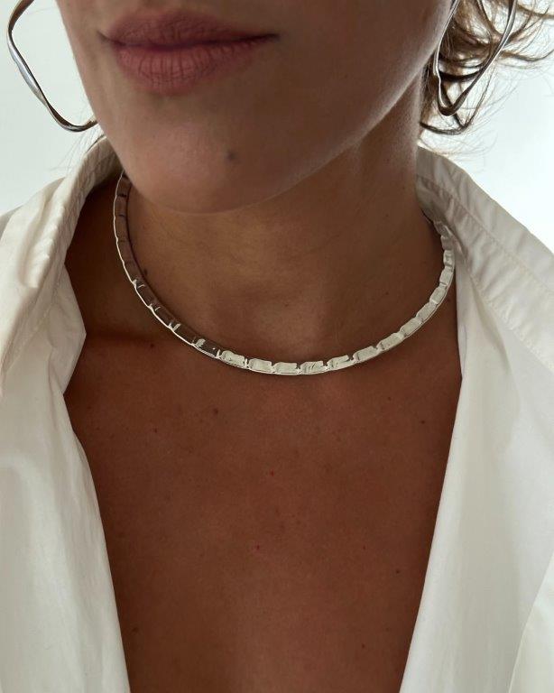 Choker Norah  Prata
