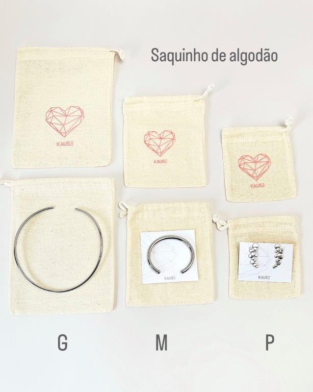 Saquinho Presente Algodão