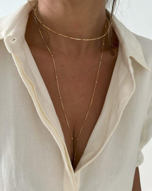 Colar Longo Nina Ouro