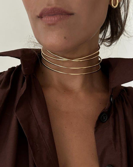Choker Ester Ouro