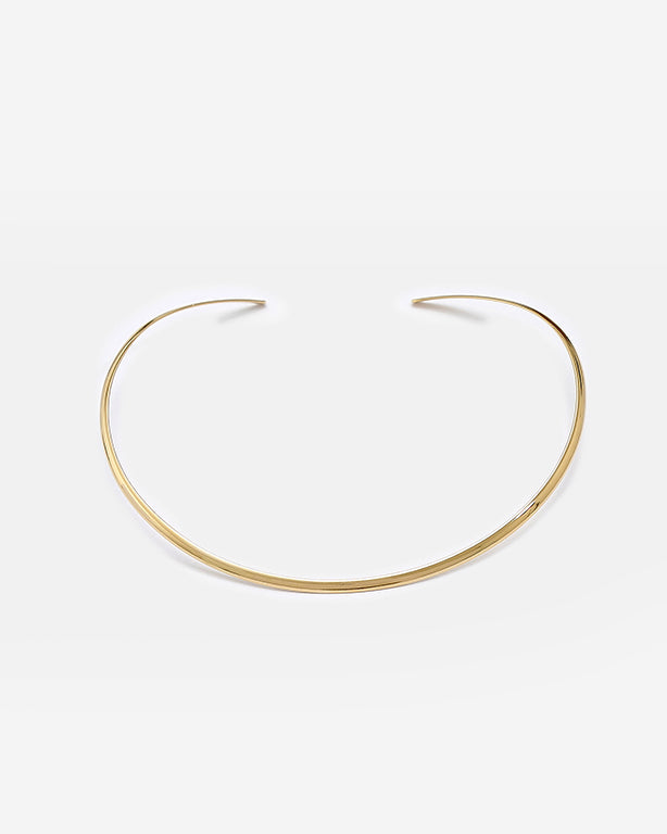 Choker Chapa Fina Ouro