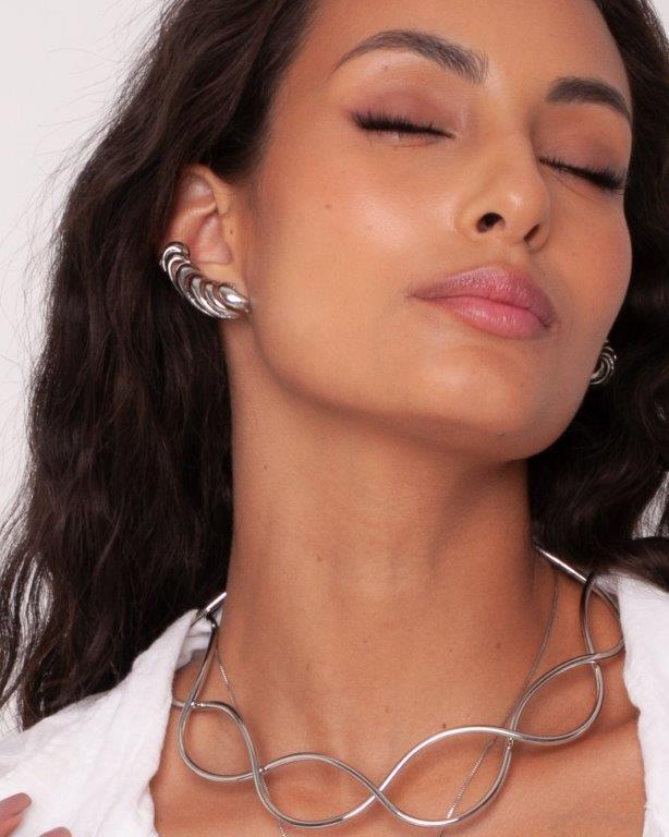 Ear Cuff Laila Prata