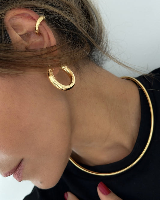 Argola Nuna Ouro