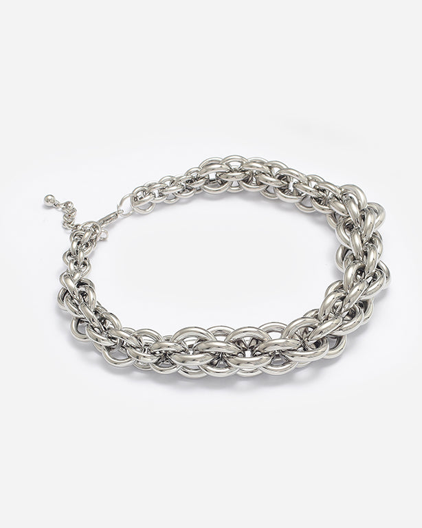 Choker Nube Prata
