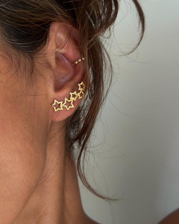 Ear Cuff Estela Ouro