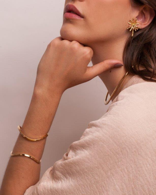 Choker Tubo Ouro