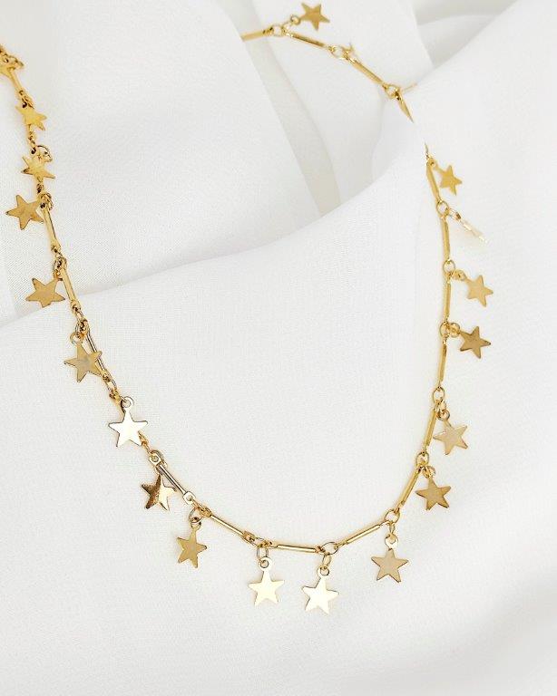 Colar Stela Ouro