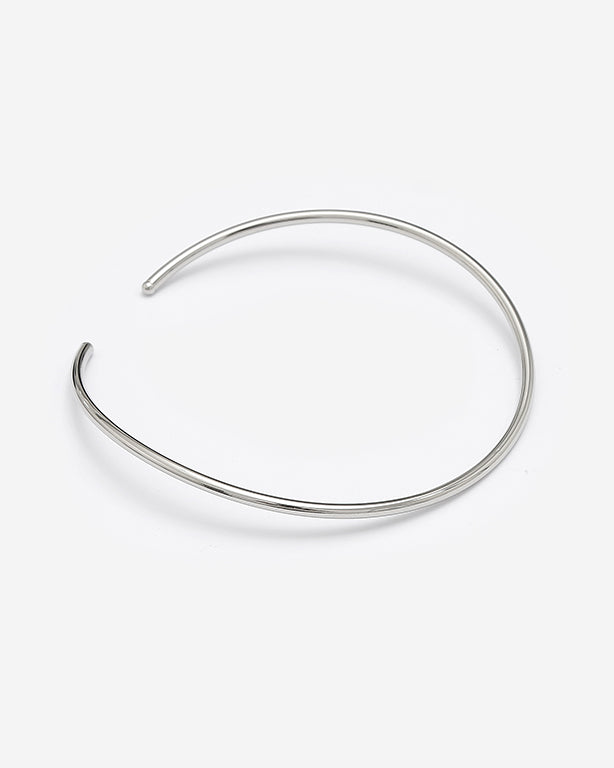 Choker Tubo Prata
