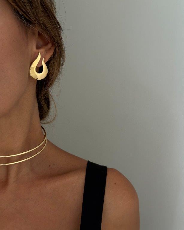 Brinco Hazel Ouro