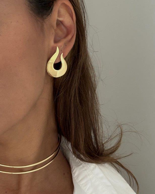Brinco Hazel Ouro