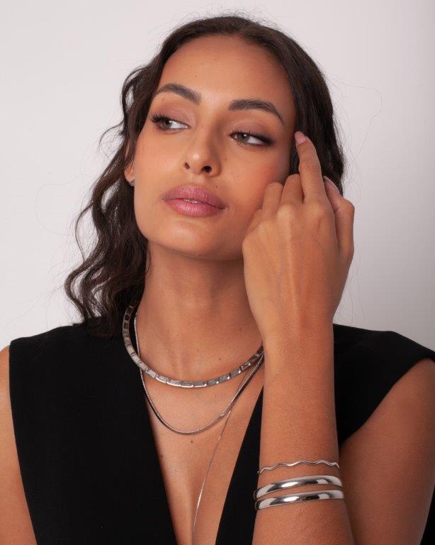 Choker Norah  Prata