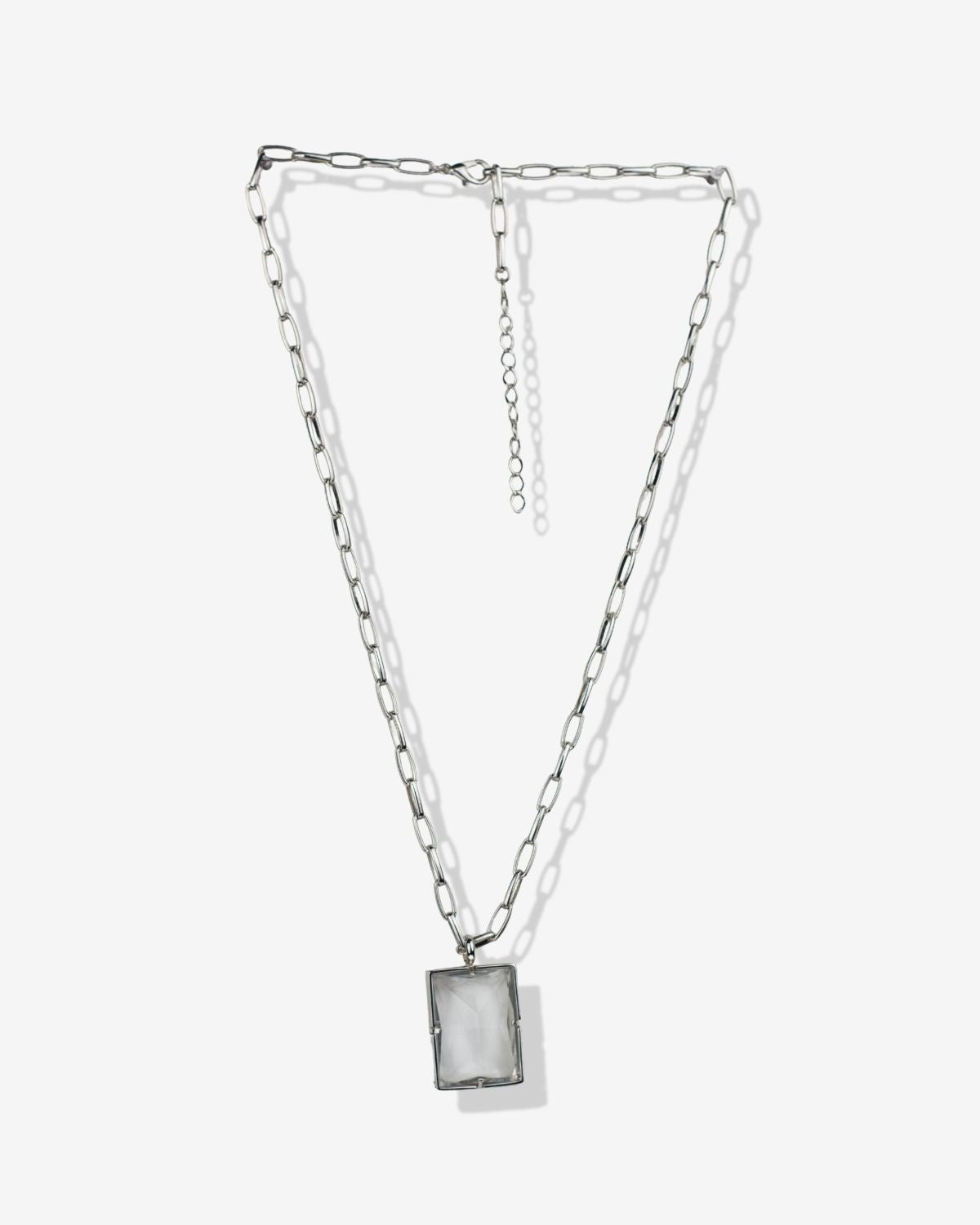 Colar Doja Cristal Prata