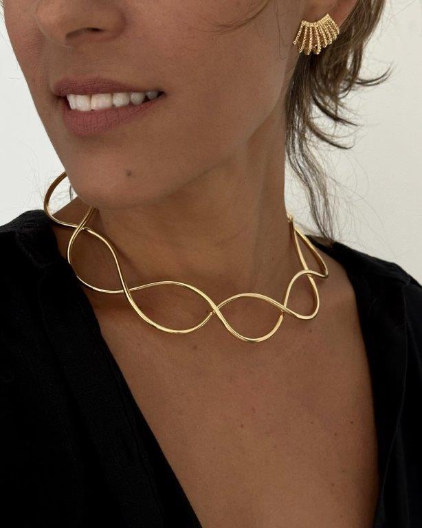 Choker Laila Ouro