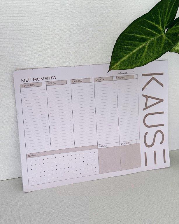 Planner + Adesivo  Kause