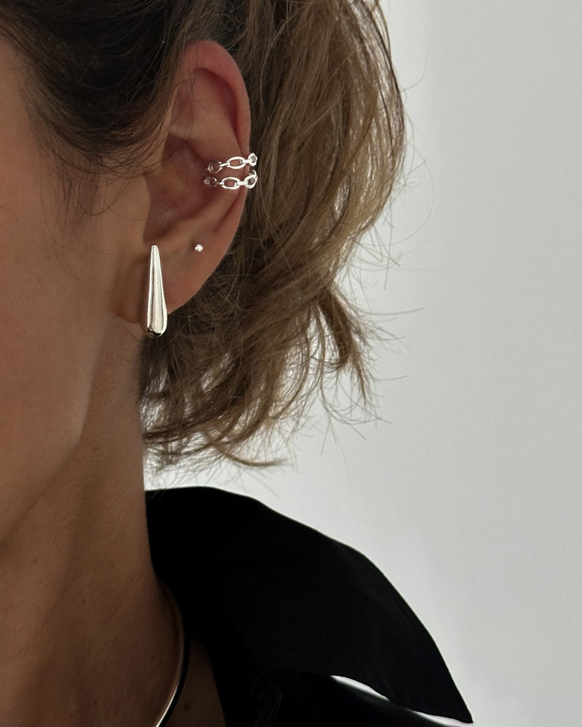 Piercing Helo Prata