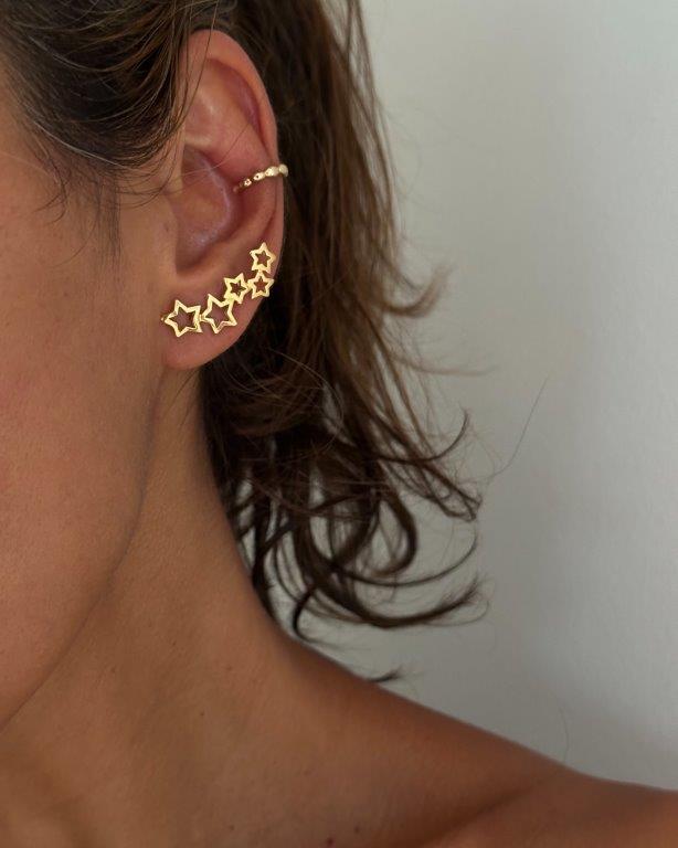 Ear Cuff Estela Ouro
