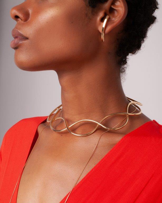 Choker Laila Ouro