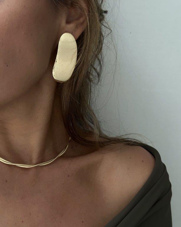 Brinco Bossa Ouro