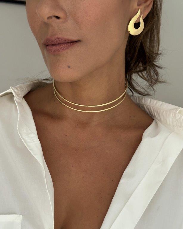 Brinco Hazel Ouro