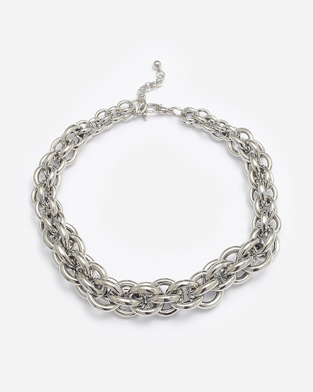 Choker Nube Prata