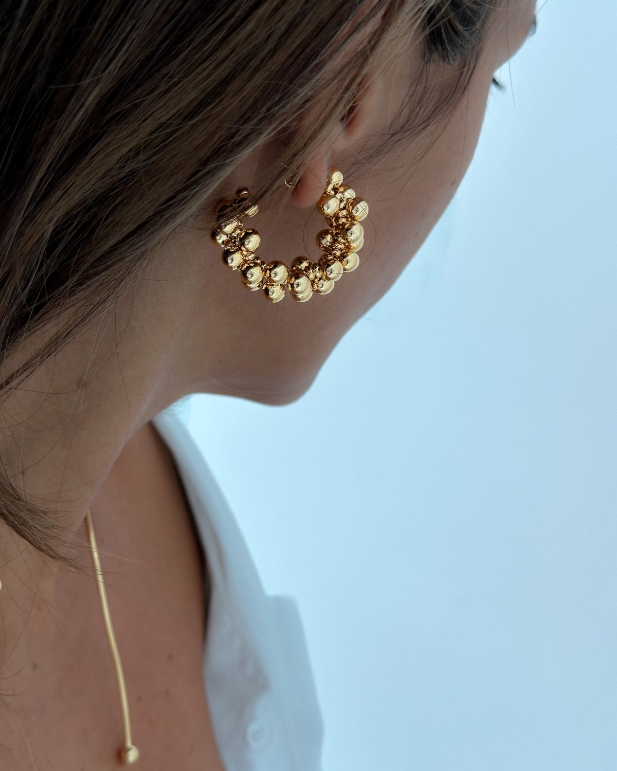 Argola Aster Ouro