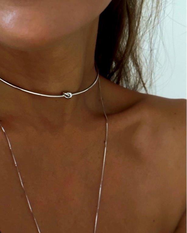 Choker Jena Prata