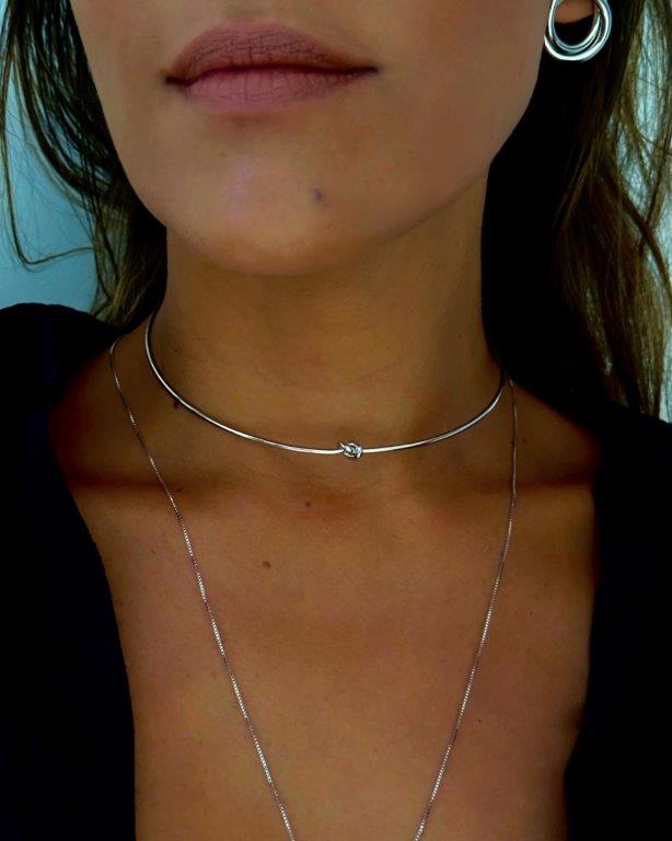Choker Jena Prata