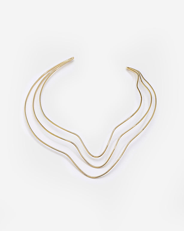 Choker Chipre Ouro