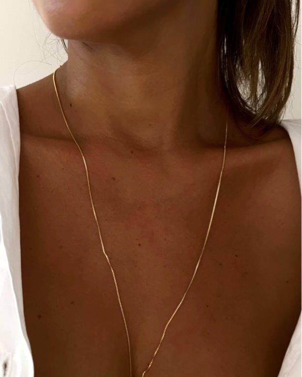 Colar Long Ouro