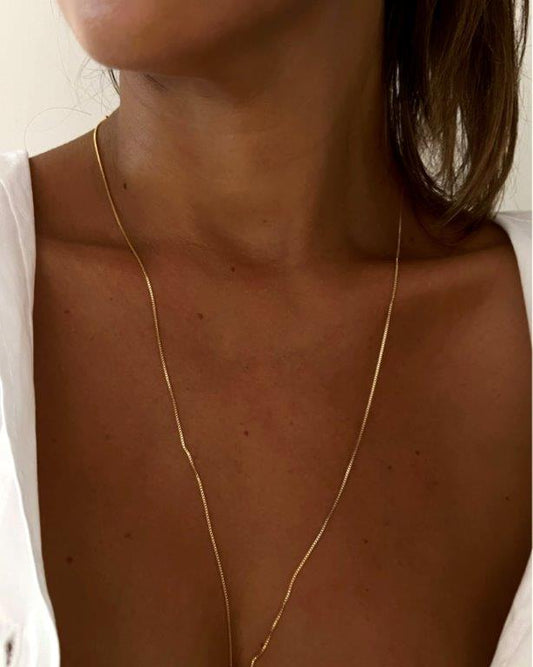 Colar Long Ouro
