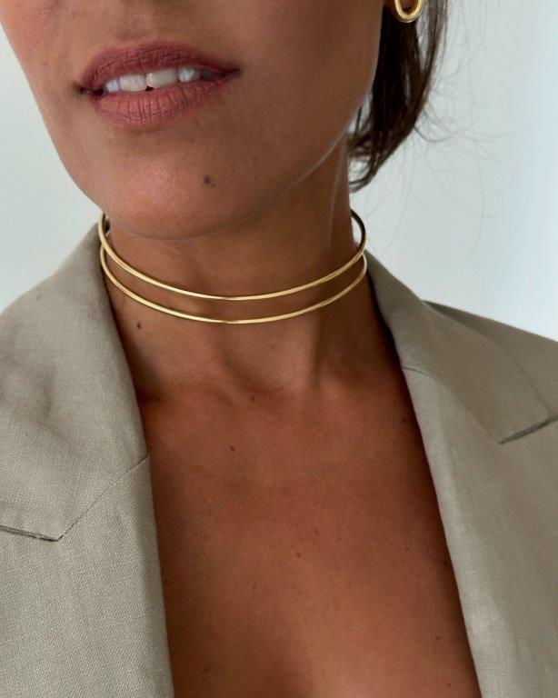 Choker Ester Ouro