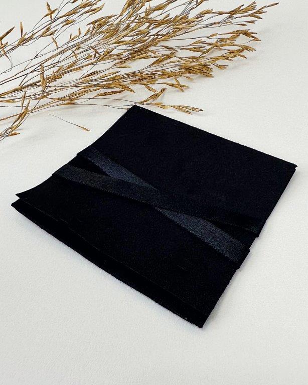 Porta Joias Suede Preto