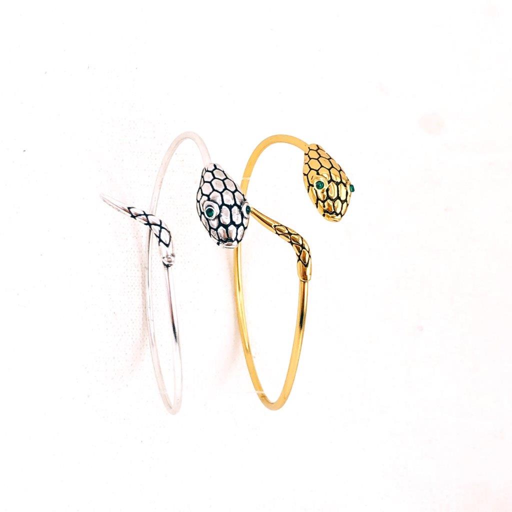 Bracelete Cobra Ouro