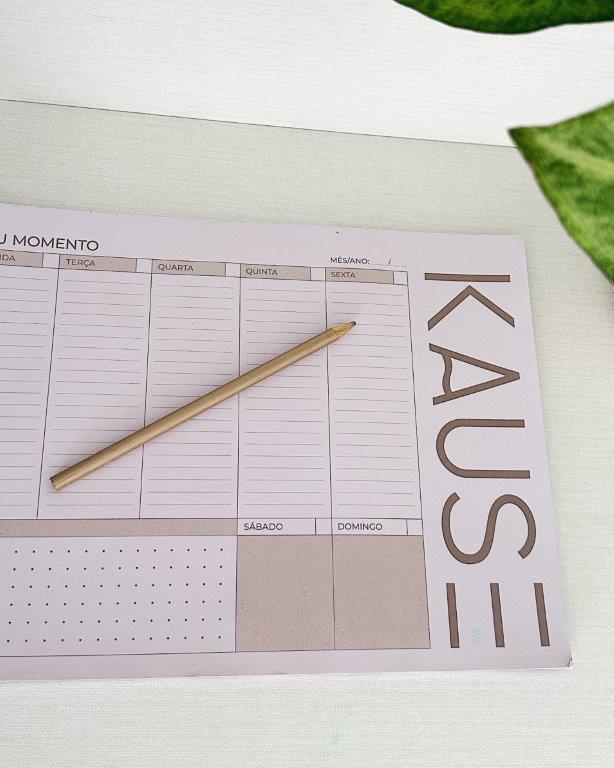 Planner + Adesivo  Kause